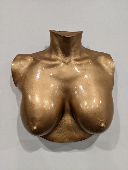 Hyper-realistic Sculpture of a Life Size Female (Brigette) Bust