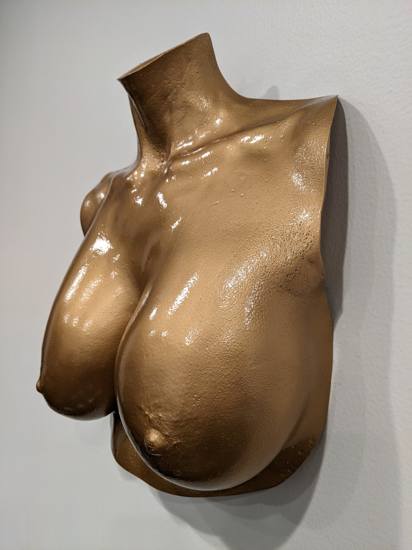 Hyper-realistic Sculpture of a Life Size Female (Brigette) Bust