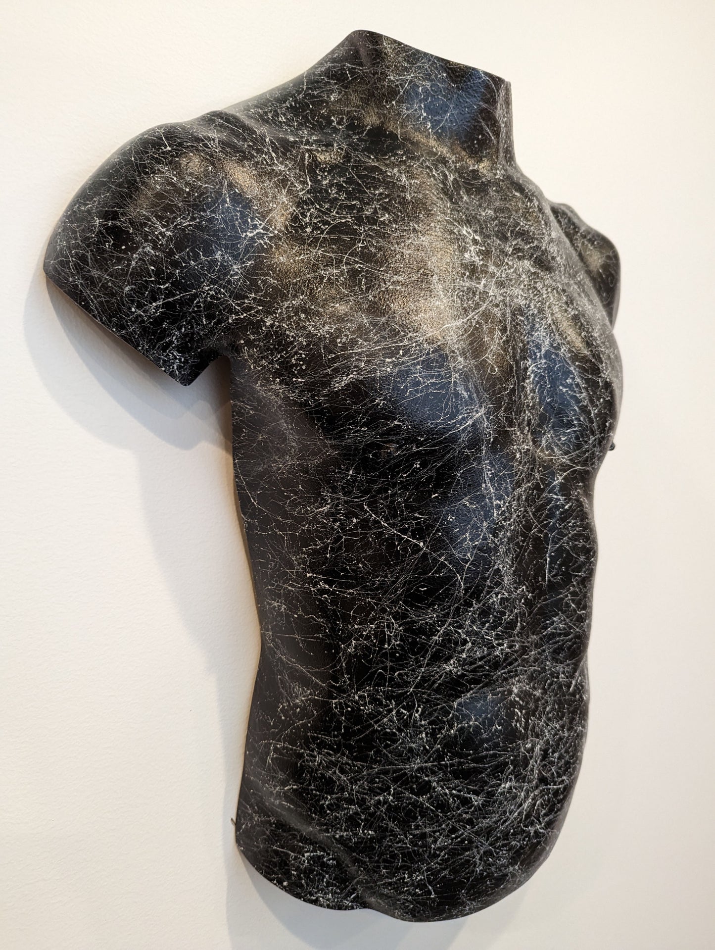 Hyper-realistic Sculpture of a Life Size Male (Rich) Torso