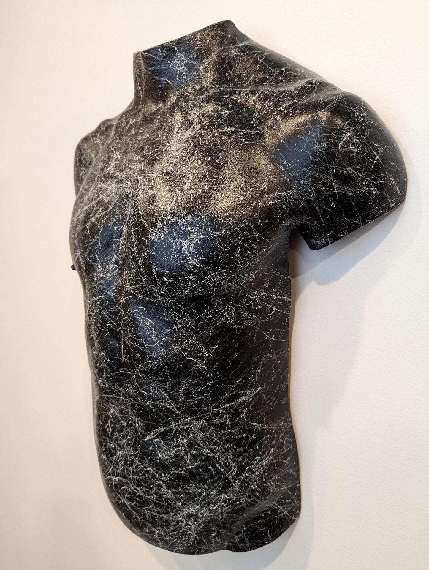 Hyper-realistic Sculpture of a Life Size Male (Rich) Torso