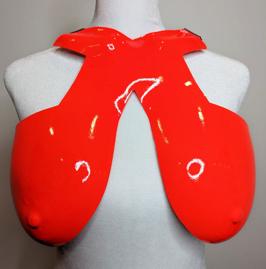 Brigette Red Wearable Breastplate